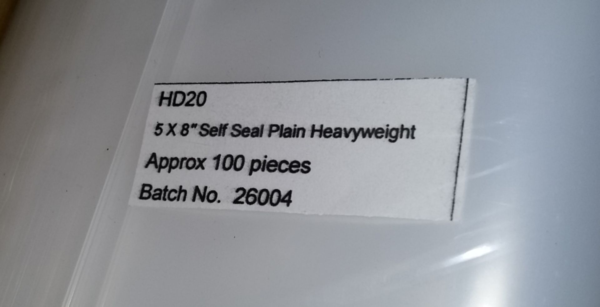 Plastic bags - self seal heavyweight - Image 2 of 2
