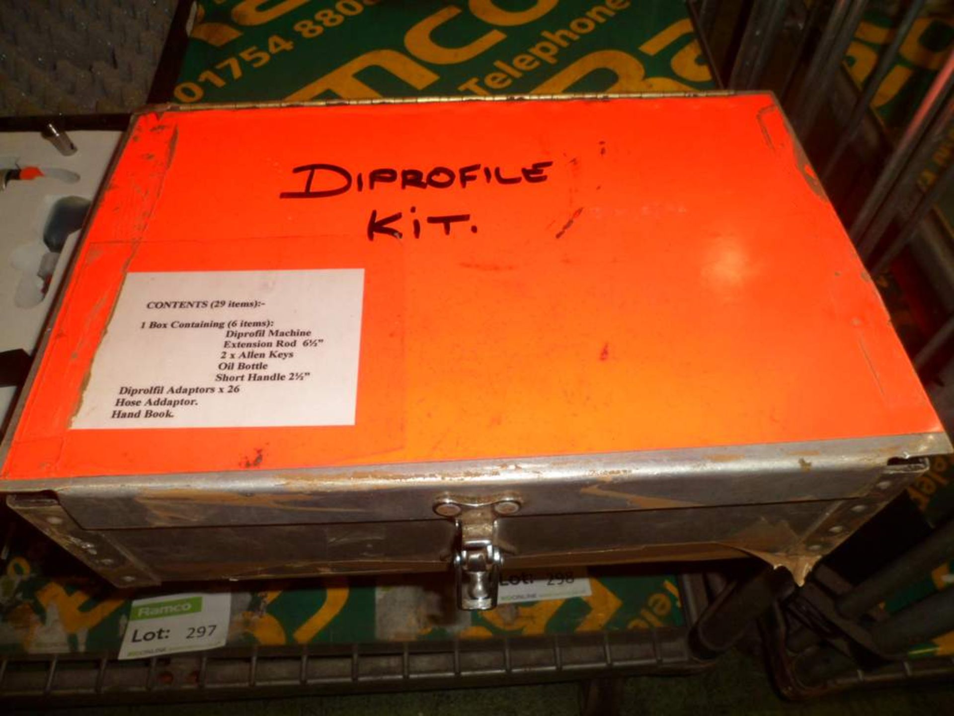 Diprofil - UTD lap and filing machine and accessories