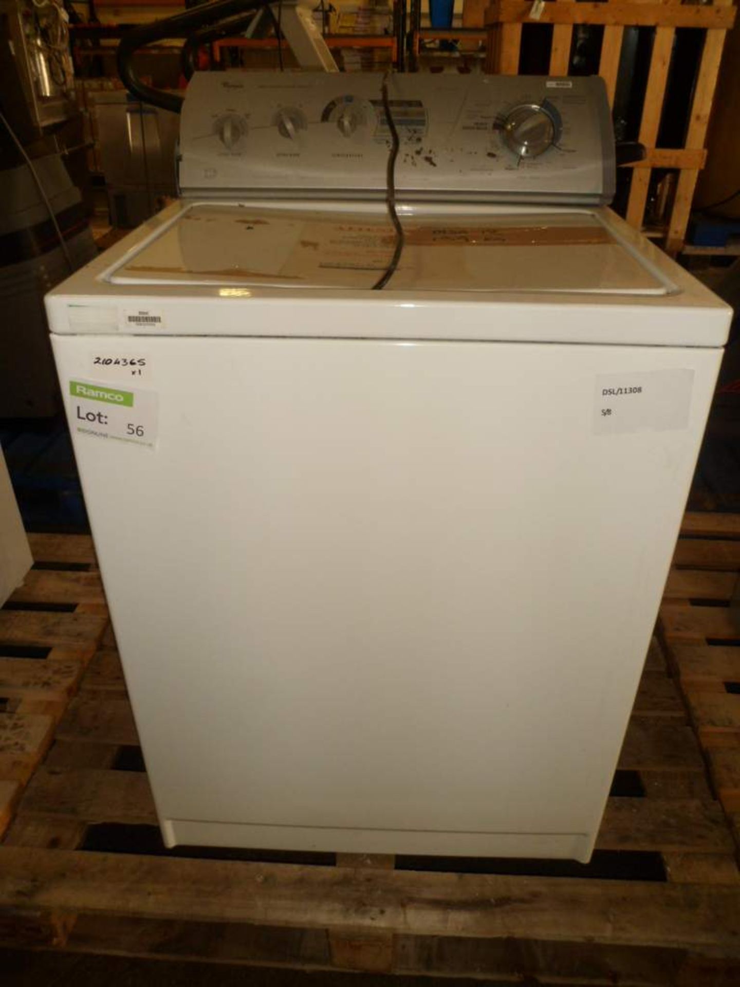 Whirlpool washing machine - heavy duty series 8