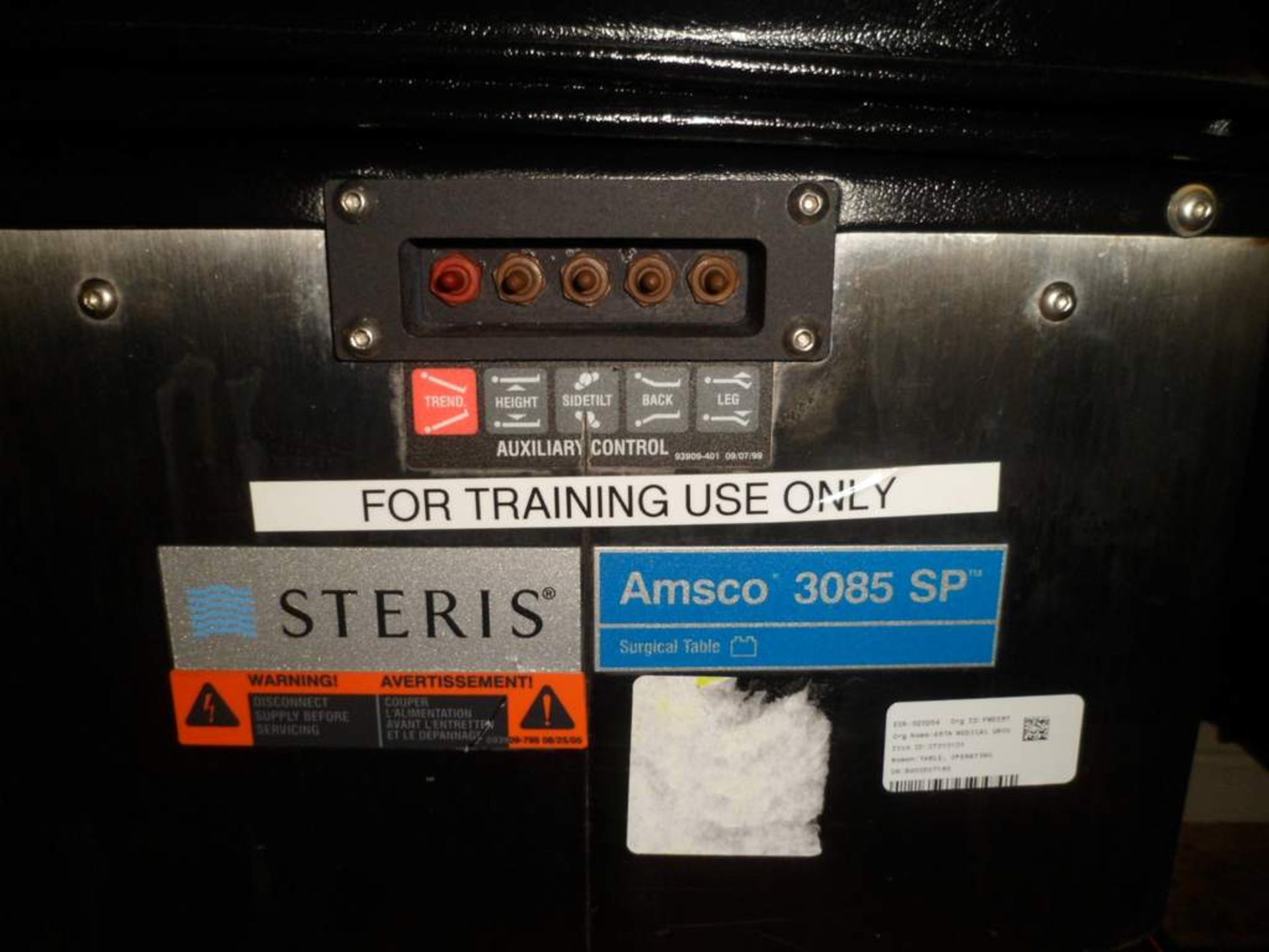 Steris - Amsco 3085 SP Surgical table - Image 2 of 3