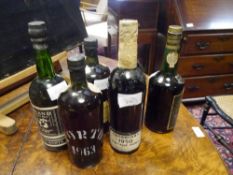 Six bottles of vintage port: Cockburn's 1950; two Porto Messias 1963; Offley Boa Vista; Offley