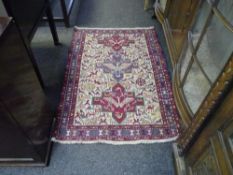 A Sumak flatweave rug. 1.45m by 1.00m