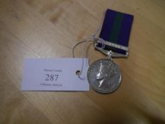 George VI General Service medal with Malaya bar, 4042710 Acting Corporal A J Taylor RAF