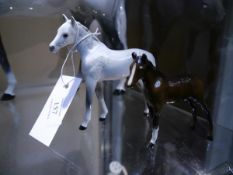 Beswick foal, 9cm and a Beswick Imperial Grey foal, 12cm