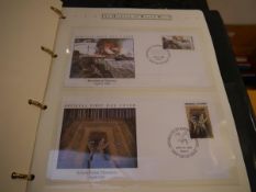 History of World War II first day covers collection in album