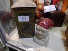 Huntley and Palmer Biscuit Company Elves in Slot money box and an early 20th century Wee Willie