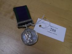 Elizabeth II General Service Medal with Northern Ireland bar, 24507236, Private S Johnstone RPC