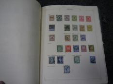 Three Acme stamp albums with early world collection