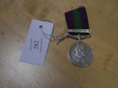 Elizabeth II General Service medal with Malaya bar, Flight Lieutenant S J Barratt RAF