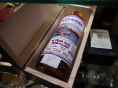 The Gulf Bucanneer limited edition 18 year old Macallan single malt bottle No 3 of 96, in