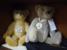 Steiff limited edition collectors club 2005 bear, no 3154 and a Steiff limited edition elephant