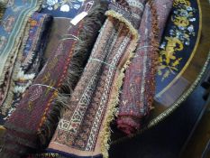 Group of three Caucasian mats including a Belouchi, Milas and Caucasian panels.