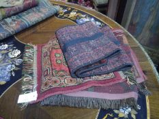 Bokhara mat, Caucasian mat and a Turkeman mat (3)