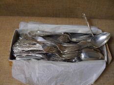 Victorian Scottish silver partial flatware service, various dates and makers including John Muir Jr,