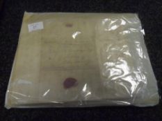 Ten pre-stamp covers/entires, various postmarks, some water stains (2)