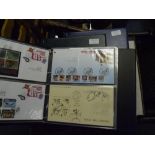 Three albums of approximately 200 GB Royal Mail First Day Covers 1998-2012 including London