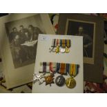 A First World War medal group comprising the Military Cross with ribbon and inscribed to Lt W F G