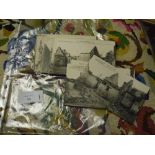 A group of approximately 25 French black and white First World War postcards largely relating to the