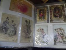 An album of Victorian Edwardian and later Valentine cards