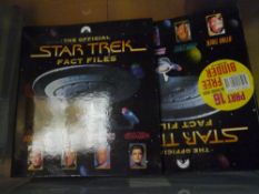 A large quantity of "Star Wars The Official Fact Files" periodicals, most in binders (contained in
