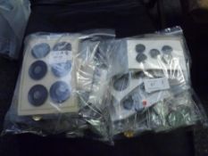 Two bags of retro plastic and other buttons