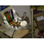 A group of World War II medals to Capt G E Radford in War Office box with certificate comprising The
