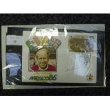 A football cover signed by Bobby Charlton (1)