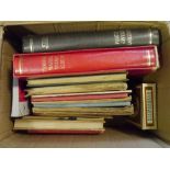 A box of albums of GB and World stamps together with a group of loose stamps (29)