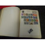 A World stamp collection in green Movaleaf album with additional Gibraltar pages (50)