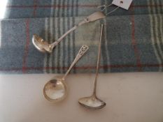 Scottish silver: a Michael Kay preserve spoon, Edinburgh 1985, with shaped oval bowl on a pierced