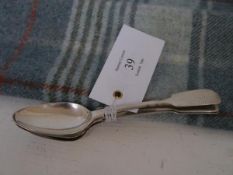 Three 19th century Scottish Provincial silver teaspoons, two George Booth, Aberdeen, c. 1830, one