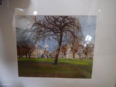 Jack Firth R.S.W. (Scottish, 1917-2010), "Albert Among the Trees (Charlotte Square Edinburgh)",