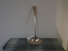 A 19th century Scottish Provincial Silver soup ladle, James Erskine, Aberdeen, c. 1800, Old