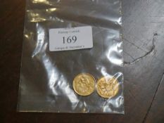 GB coins: two George V half sovereigns, 1911