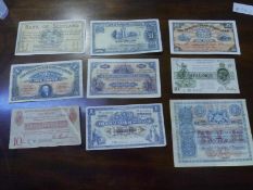 A group of Scottish banknotes 1930's-50's (7) including National Bank ofScotland, Royal Bank,