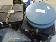 A group of vintage movie reels, various subjects including Charlie Chaplin The Tramp etc, together