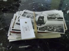 A large group of mid-20th century Scottish topographical postcards in sepia and black and white