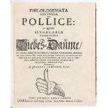 Praetorius, J. Philologemata abstrusa de pollice: in quibus singularia animadversa vom Diebes-Daume.