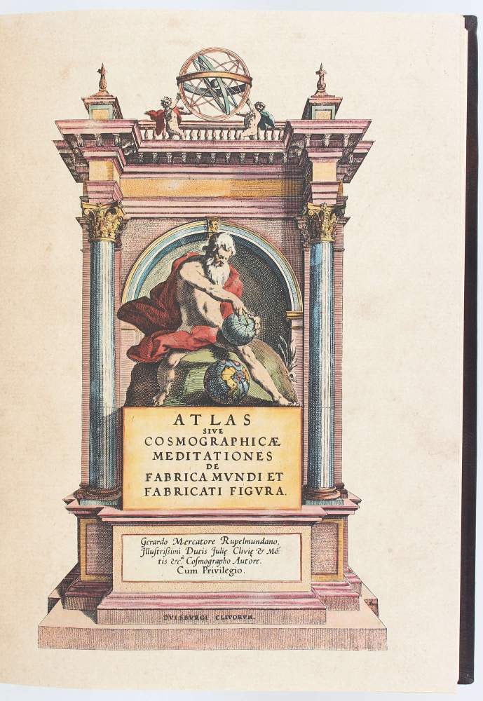 Faksimiles. - Mercator, G.. Atlas sive cosmographiae meditationes de fabrica mundi. Faks. Berlin,