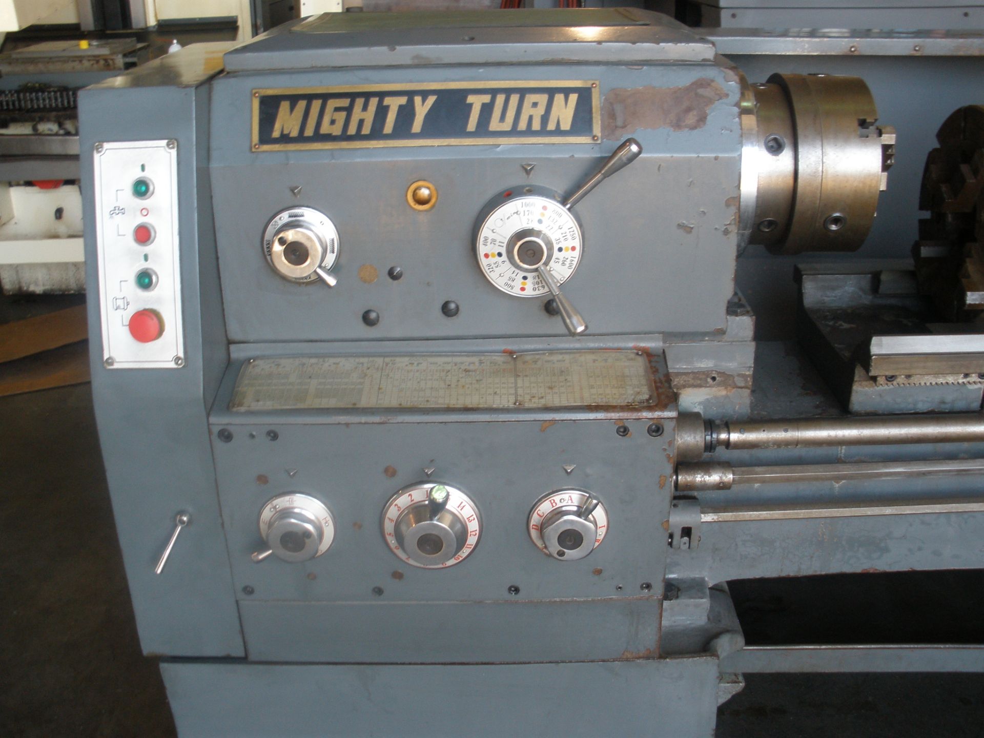 Mighty Turn Model ML1880GL Gap Bed 18” x 80” Engine Lathe - Image 6 of 12