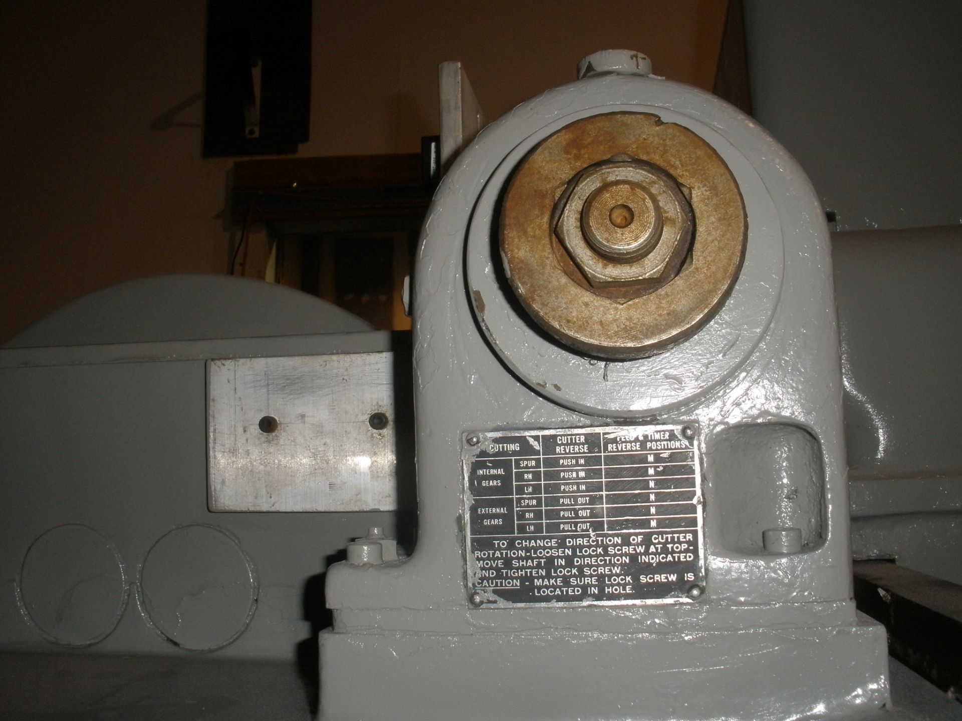 36-6 Fellows Vertical Gear Shaper S/N 27620 With Video - Image 11 of 11