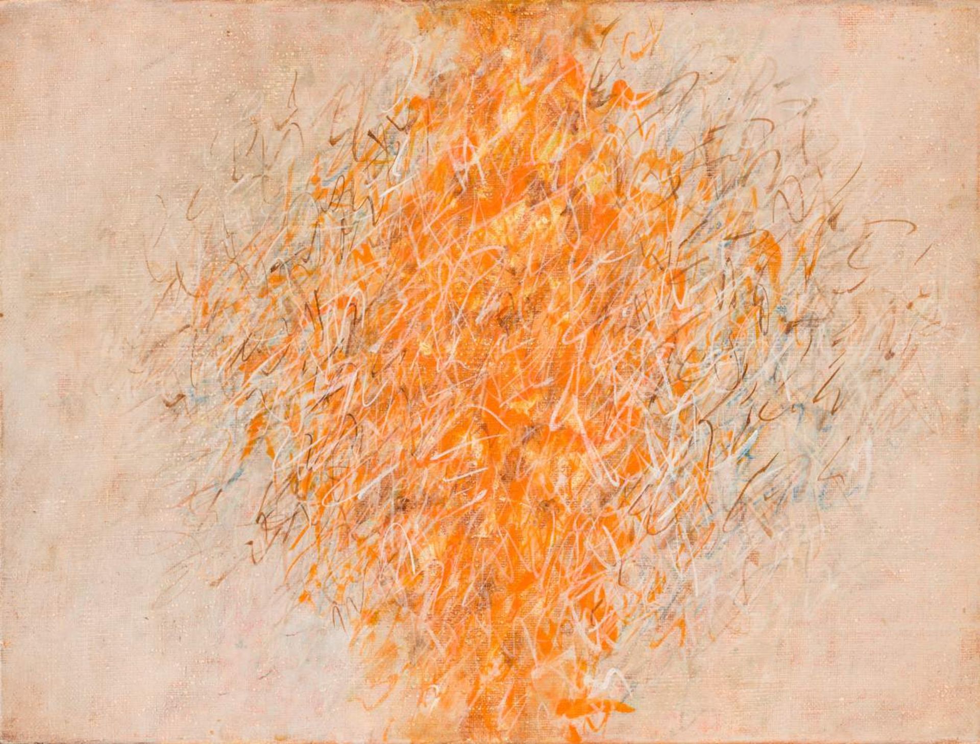 Johann Fruhmann (Weißenstein 1928 - 1985 Lengenfeld)  (ohne Titel)  Öl auf Leinwand 30,5 x 41 cm