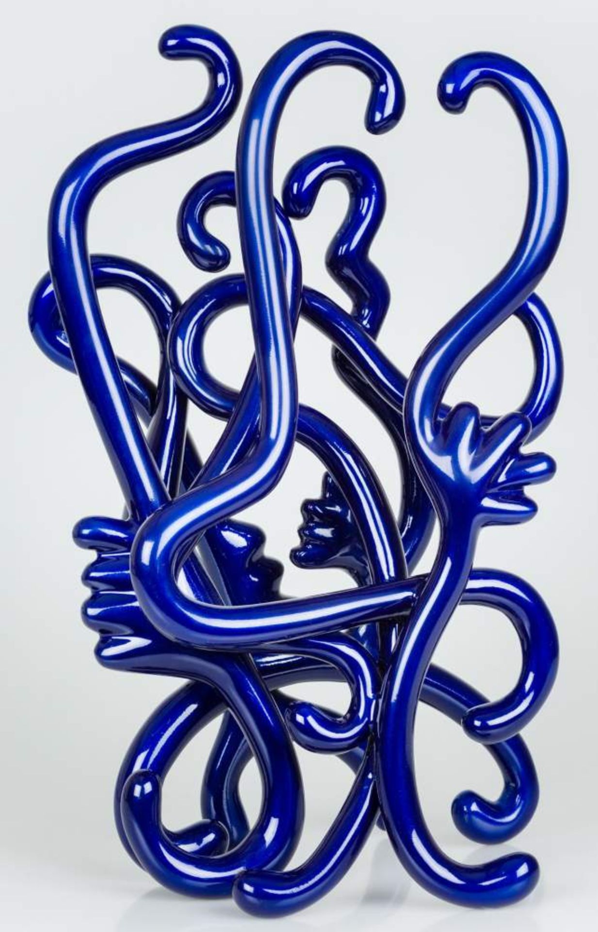 Mario Dalpra (Feldkirch 1960 geb.)  Blue wonder Bronze und Metallic, beschichtet, lackiert 44 x 25 x