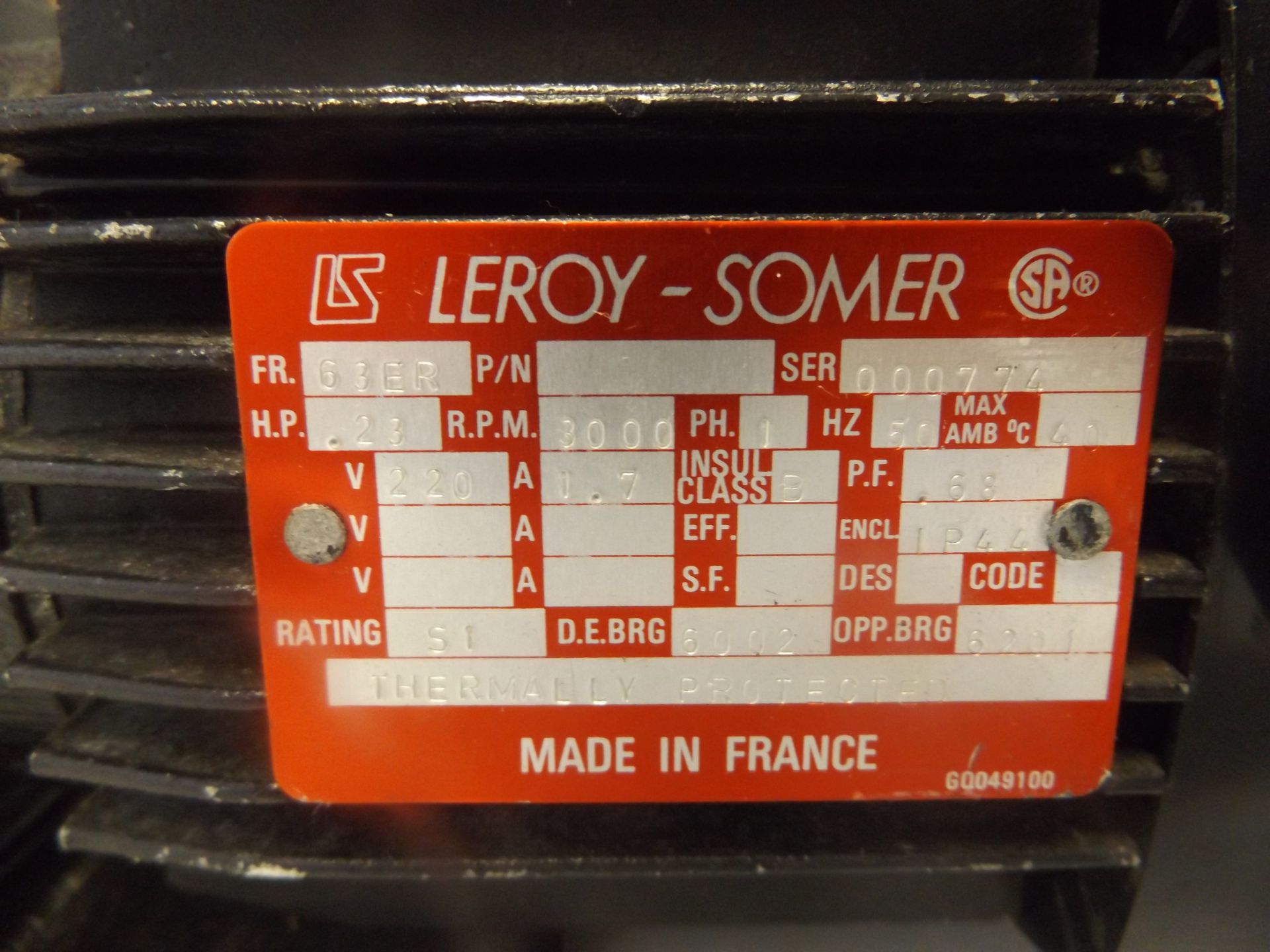 Leroy-Somer 63ER Pump - Image 4 of 4