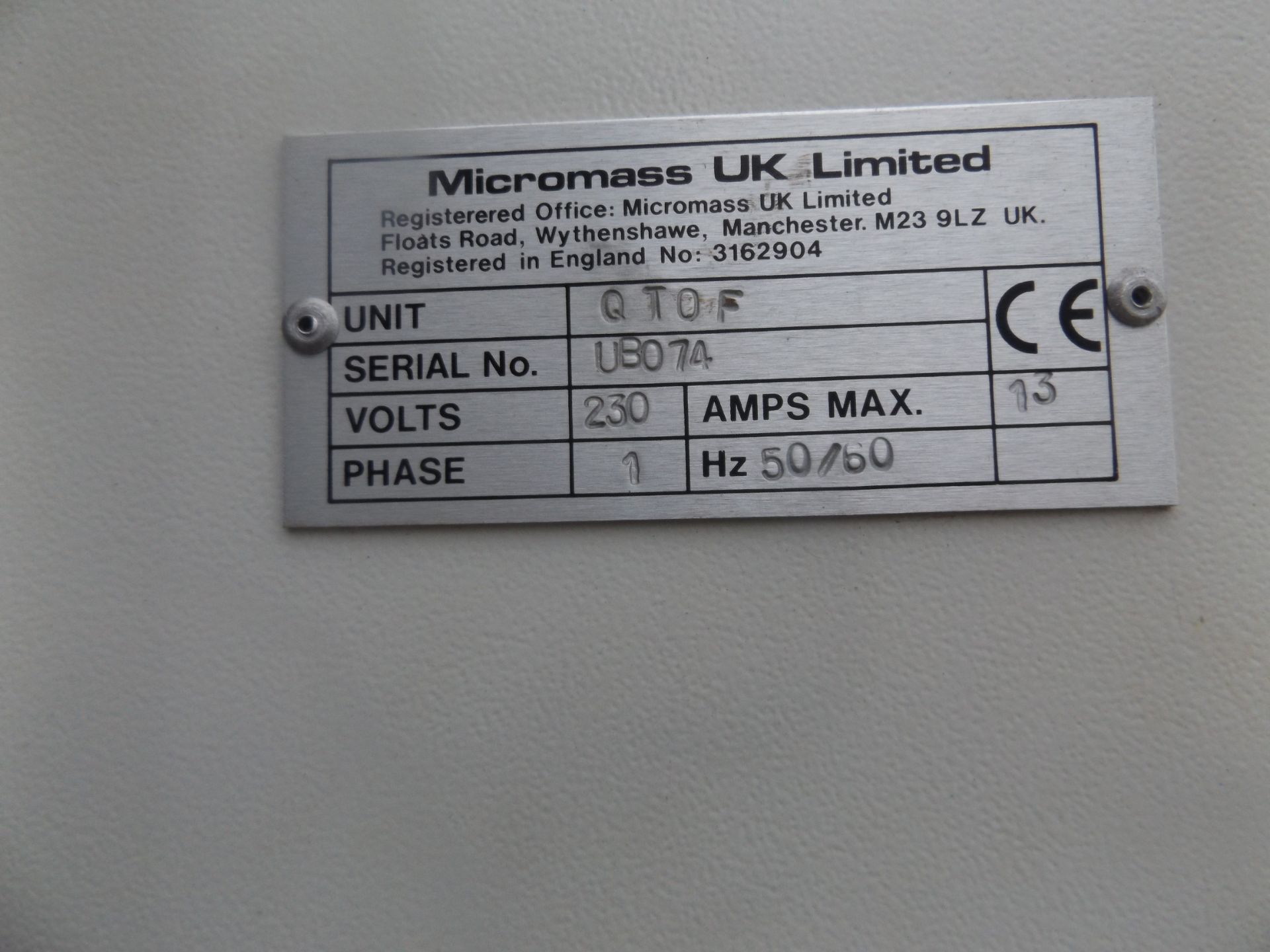 Qtof Micromass - Image 3 of 3