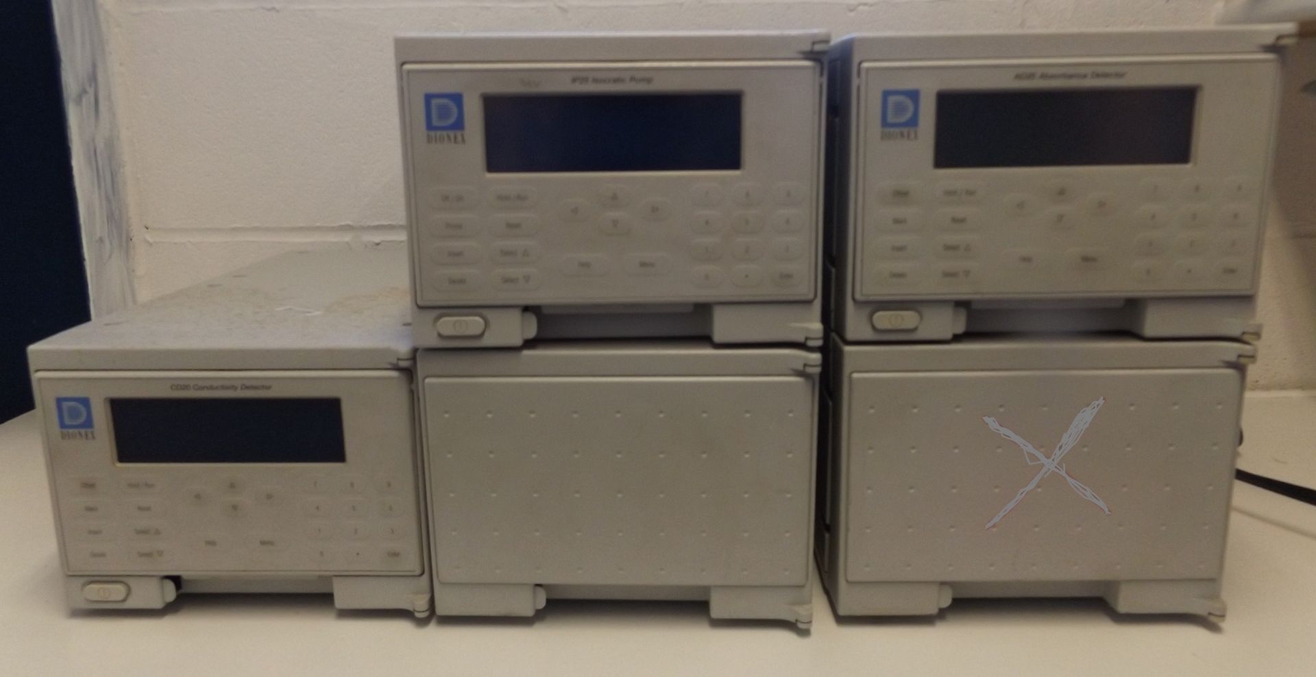 Dionex Various Modules: AD20 Absorbance Detector, IP25Isocratic Pump, CD20 Conductivity Detector