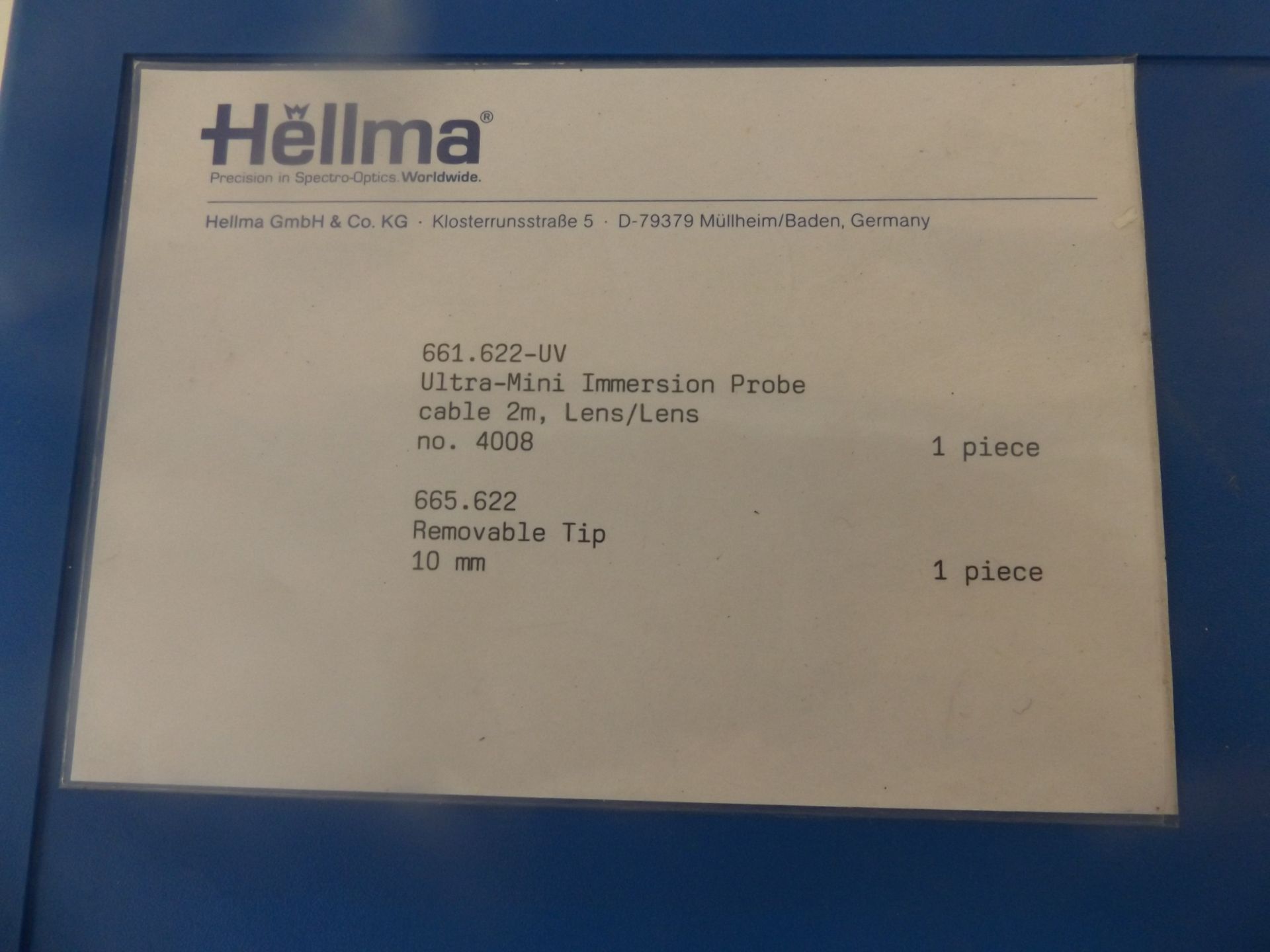 Hellma Ultra Mini Immersion Probe - Image 5 of 5