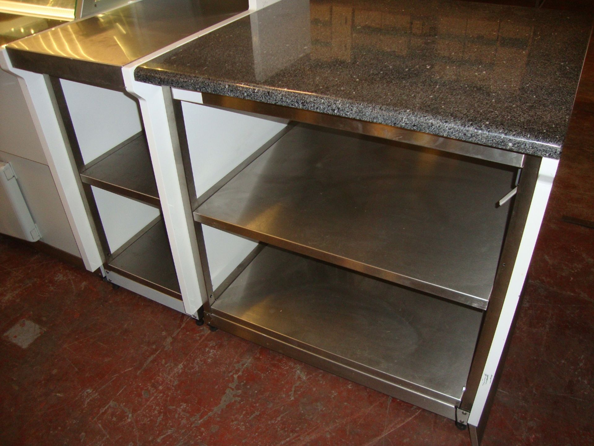 2014 large refrigerated counter.  The largest section consists of a glass fronted internally shelved - Image 4 of 18