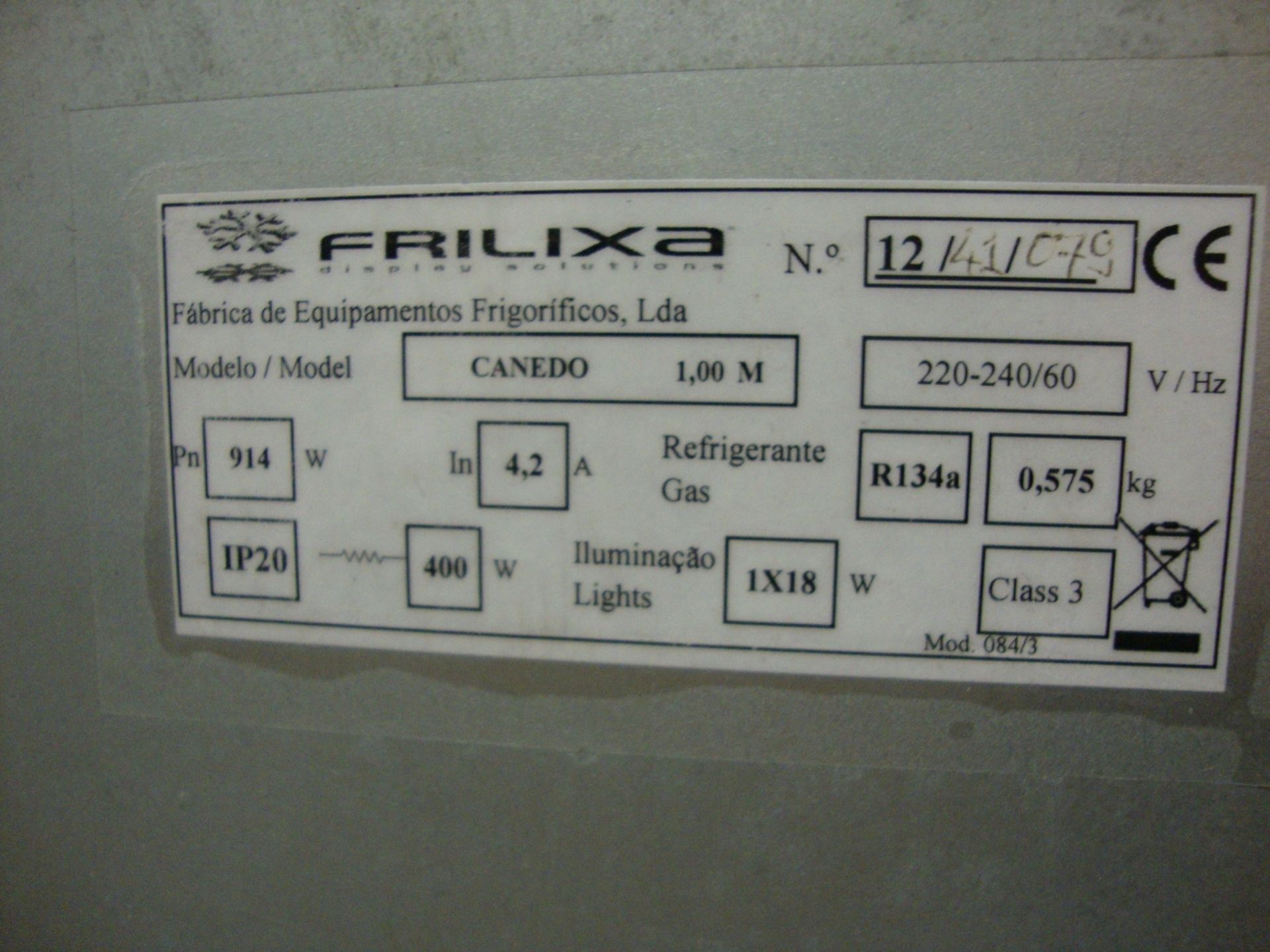 Frilixa Canedo 1m open front display chiller/fridge - Image 5 of 5
