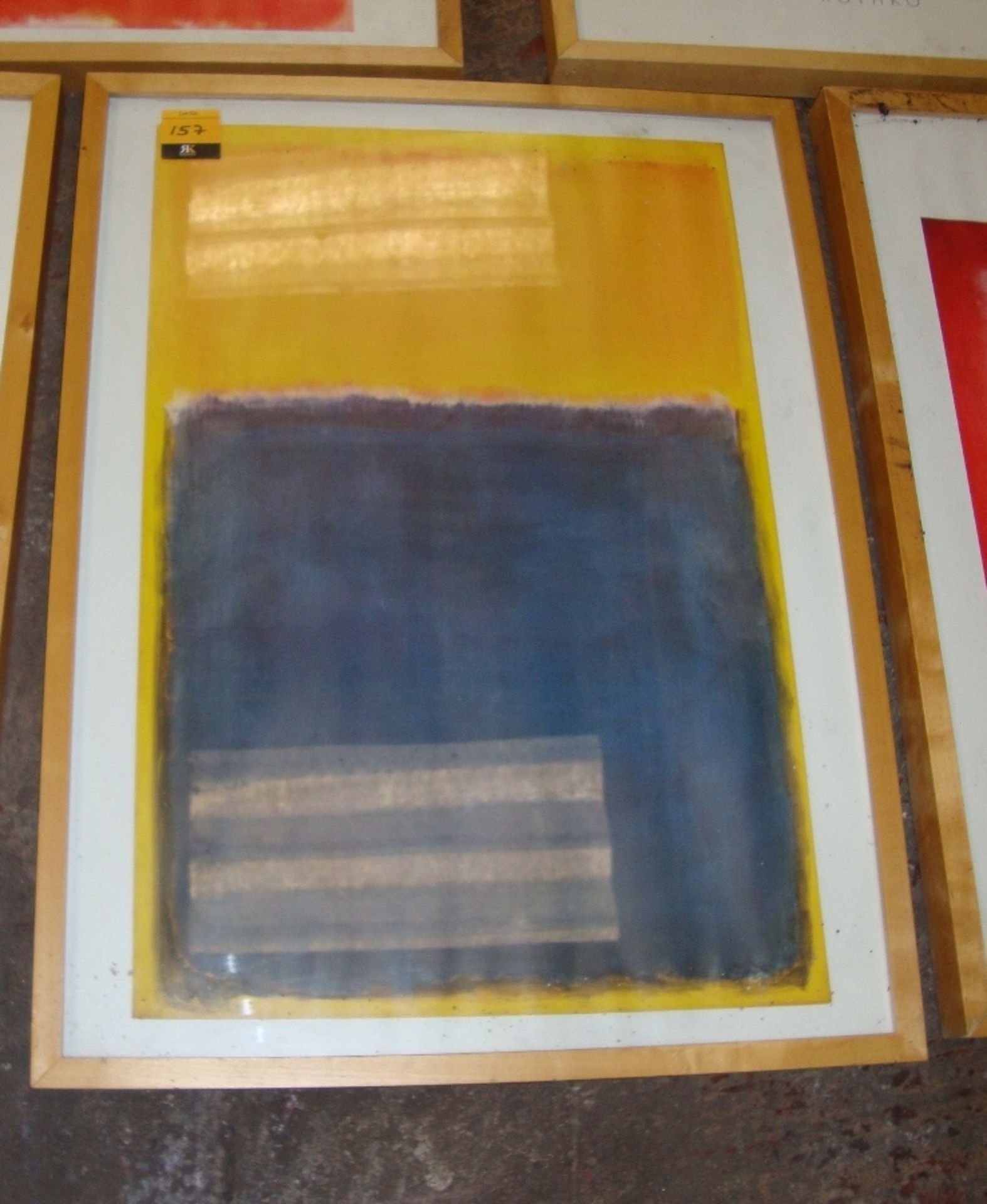 5 off assorted Rothko and Rothko-style pictures each in their own wooden frame, each with overall - Image 4 of 7